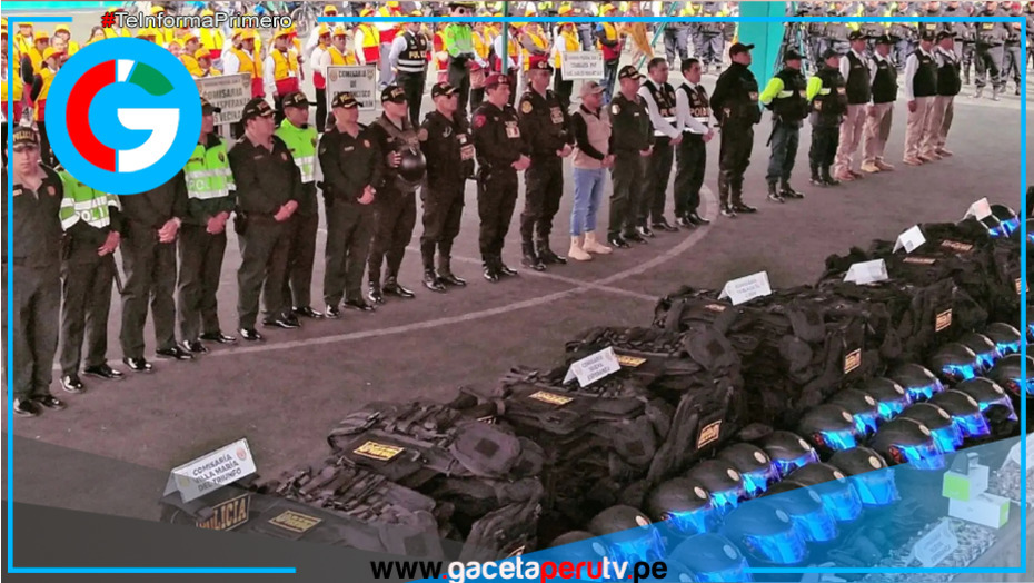 VMT entrega 145 chalecos antibalas y equipo táctico para reforzar seguridad ciudadana