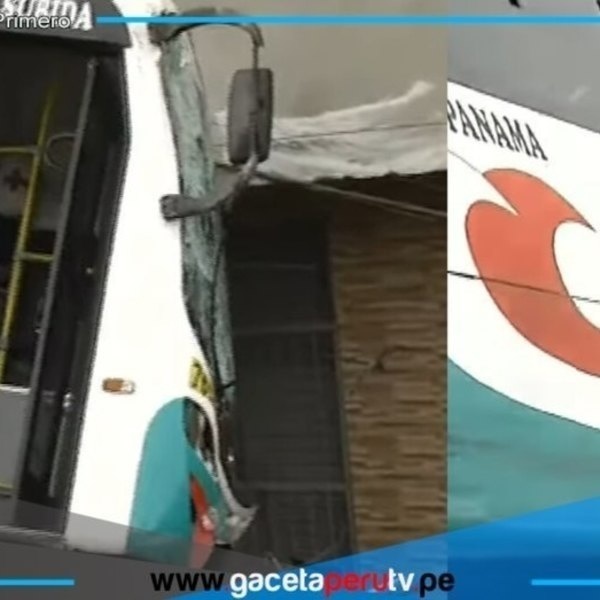 Cúster se despista en Chorrillos y choca contra muro