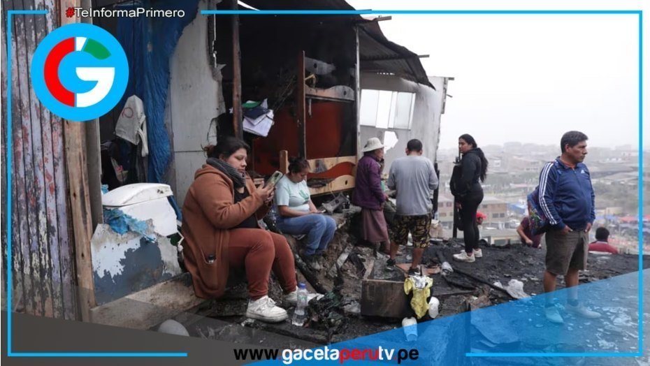 Familias de San Juan de Miraflores claman ayuda tras incendio