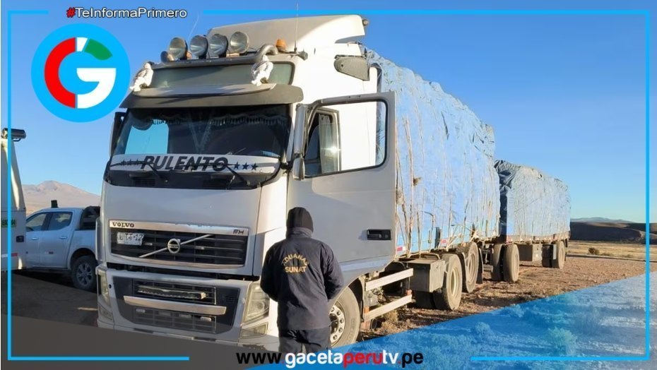 Policía incauta camión con calzado ilegal valorizado en S/ 3 millones