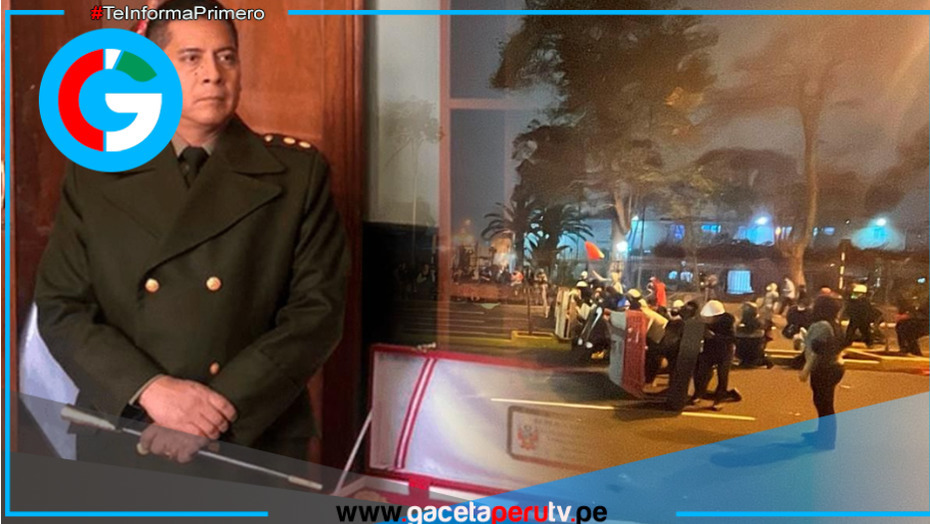 General Víctor Canales resultó herido en protestas por perdigón policial