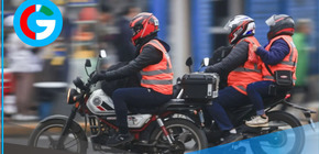Motociclistas sancionados desde noviembre por no usar casco ni chaleco