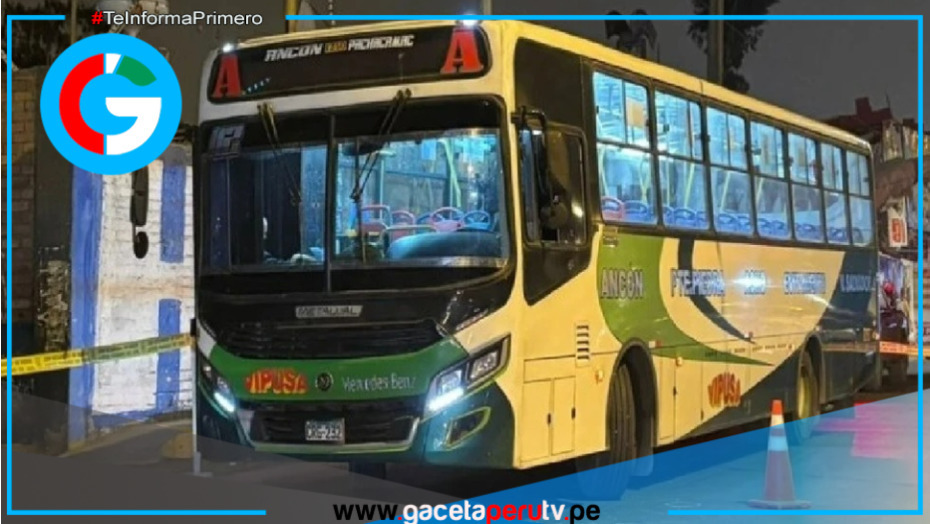 Bus de la empresa Vipusa fue atacado a balazos en plena ruta de San Juan