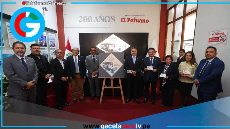 Presentan estampilla conmemorativa de S/ 3.60 por los 200 años