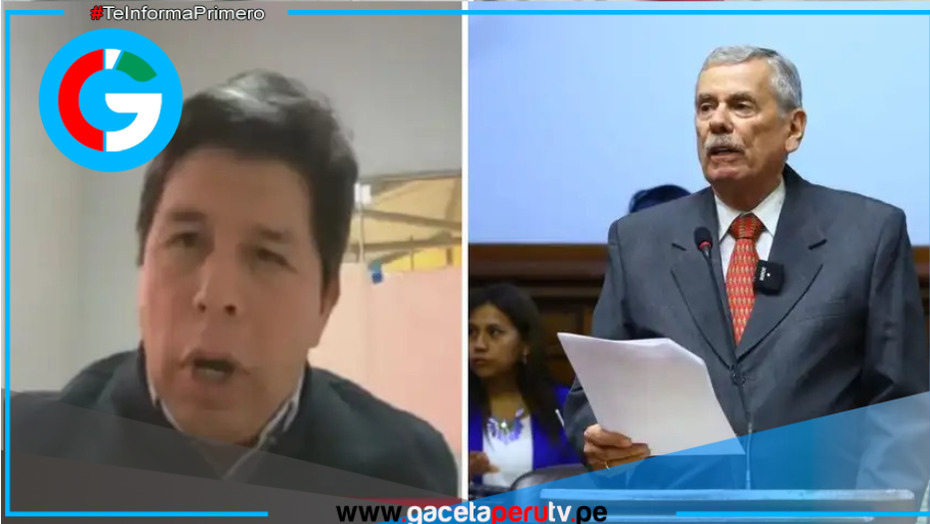 Pedro Castillo insulta a Fernando Rospigliosi durante audiencia en Congreso
