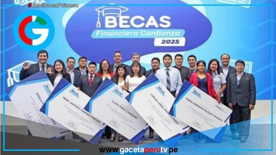 Financiera confianza duplica la alegría: Seis jóvenes de familias emprendedoras obtienen becas de estudios integrales