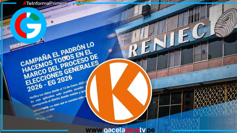 Fuerza Popular impulsa norma que obliga al Reniec a publicar padrón electoral en la web