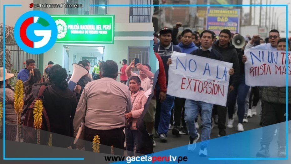 Detienen a transportistas en protestas durante paro en Puente Piedra