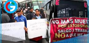 Transportistas dan 10 días al Congreso para aprobar ley contra extorsiones o protestas