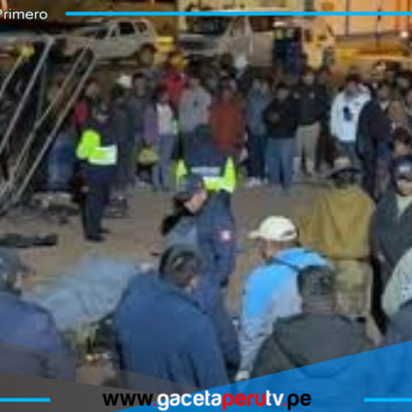 Puno: caída de parlantes causa un muerto y tres heridos