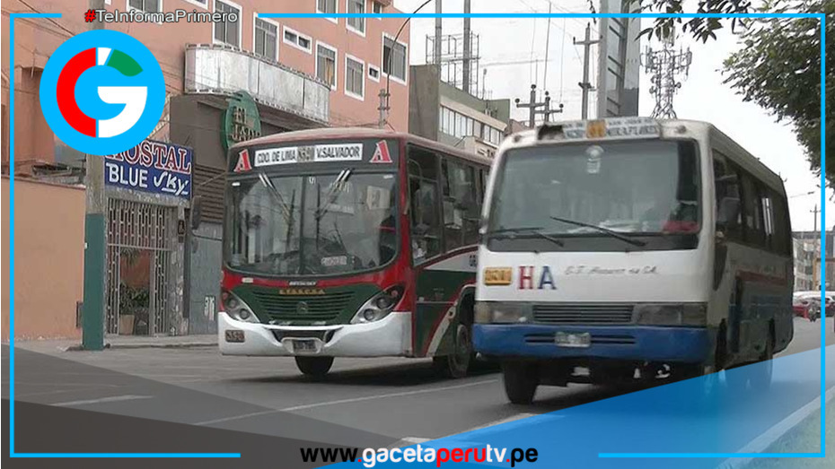 Transportistas programan paro de 24 horas este lunes 6 en Lima y Callao