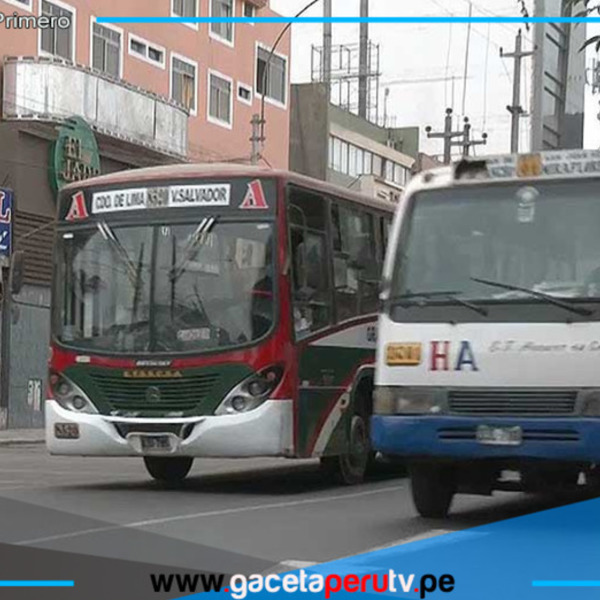  Transportistas programan paro de 24 horas este lunes 6 en Lima y Callao