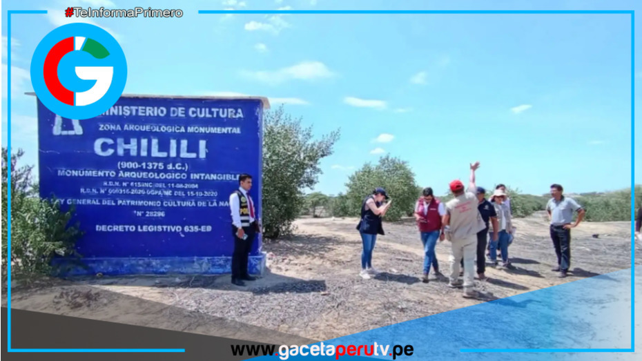 Retiran toneladas de desmonte del sitio arqueológico Chililí