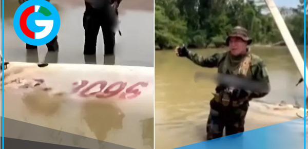 Narcoavioneta boliviana cae sobre río en Oxapampa por sobrecarga de cocaína