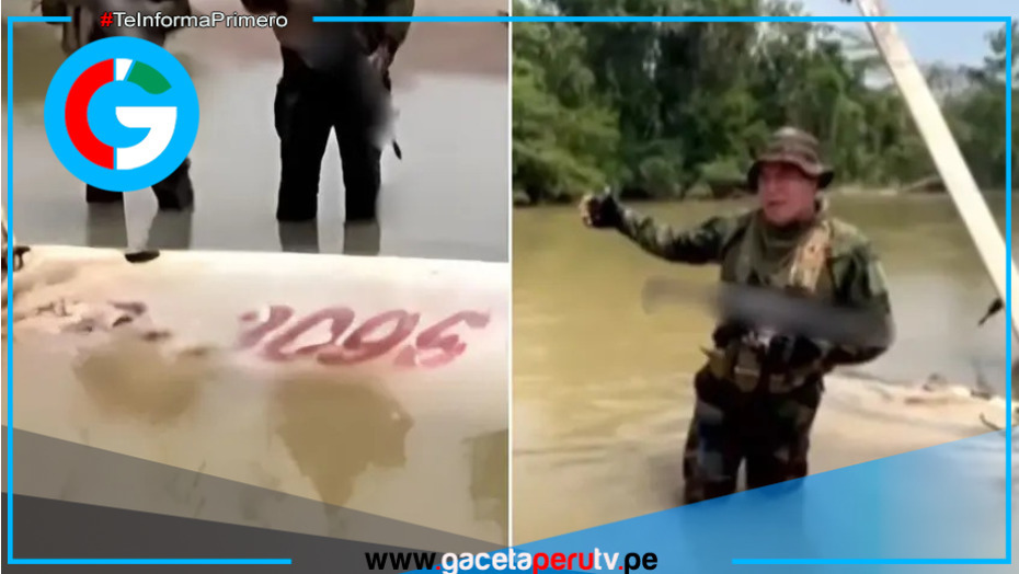 Narcoavioneta boliviana cae sobre río en Oxapampa por sobrecarga de cocaína
