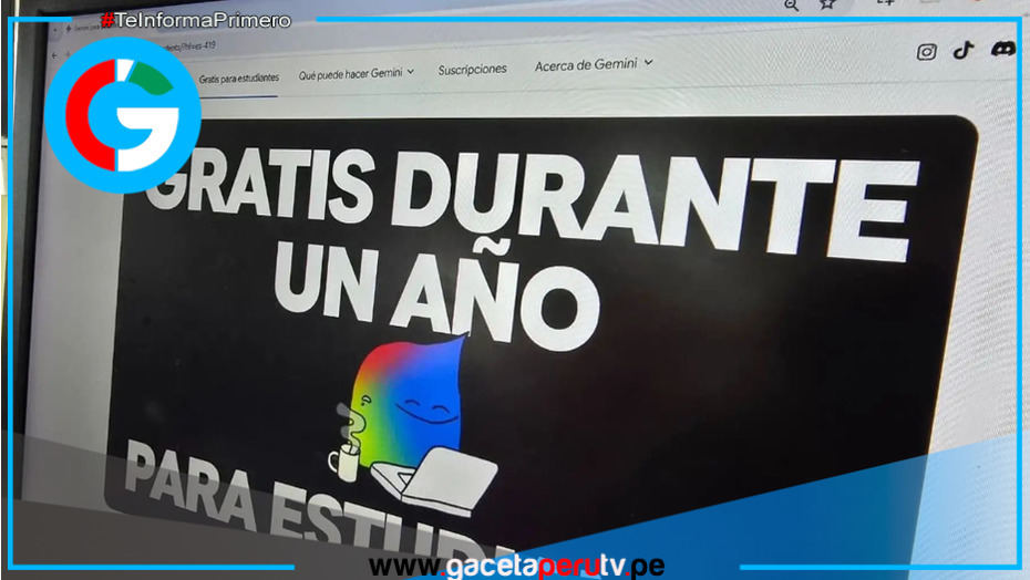 Estudiantes peruanos podrán acceder gratis por un año a Gemini Pro, anuncia Google