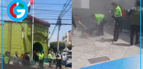  Colapso de techo en comisaría de Surquillo deja tres agentes heridos