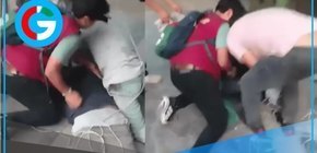 Vecinos azotan a sospechoso en SJM