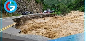 Cajamarca declara emergencia tras crecida y colapso de carretera regional