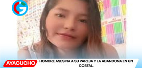 Hombre asesina a su pareja y la abandona en un costal.