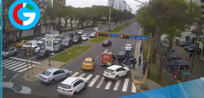 Joven fue atropellada al cruzar avenida Javier Prado en San Isidro