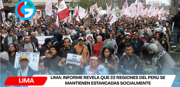 Informe revela que 22 regiones del Perú se mantienen estancadas socialmente