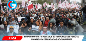 Informe revela que 22 regiones del Perú se mantienen estancadas socialmente