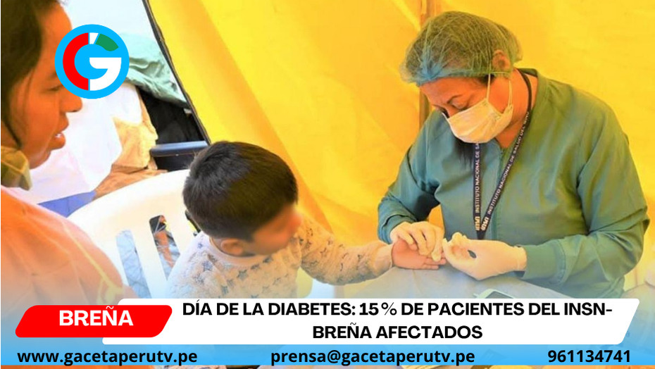 Día contra la Diabetes: 15 % de pacientes del INSN-Breña afectados