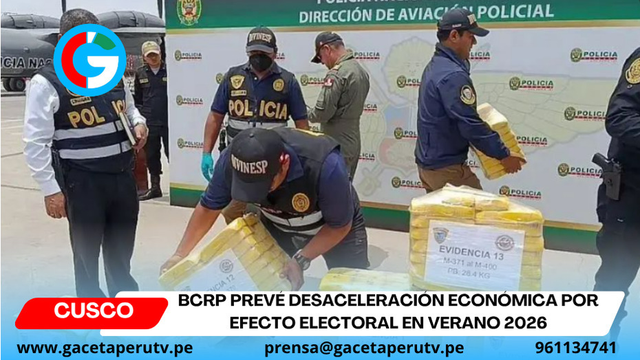 PNP incauta más de 400 paquetes de droga en Cusco en operativo antidrogas