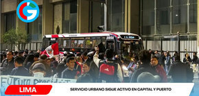 Servicio urbano sigue activo en capital y puerto