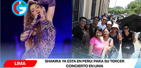 Shakira ya está en Perú: para su tercer concierto en Lima
