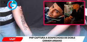 PNP captura a sospechoso de doble crimen urbano