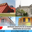 Entrada gratuita en 33 museos del Ministerio de Cultura