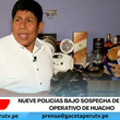 Nueve policías bajo sospecha de robo en operativo de Huacho