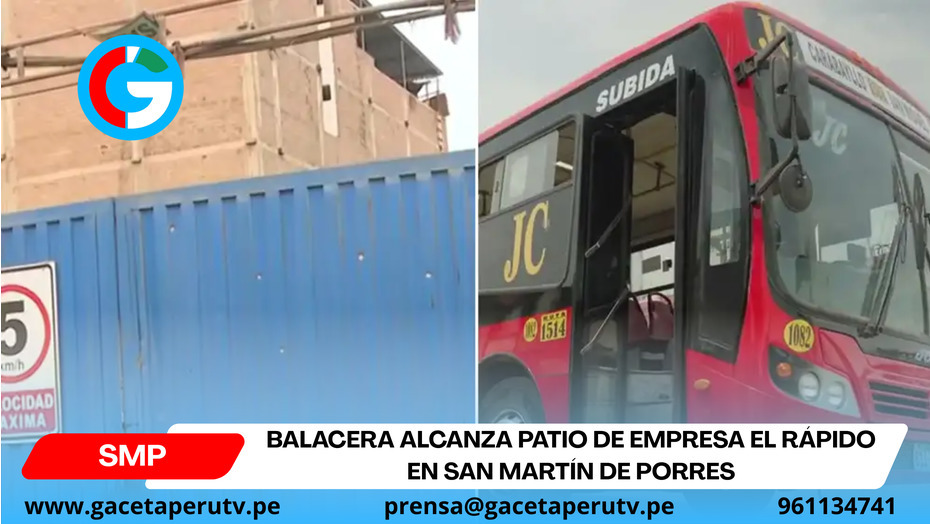 Balacera alcanza patio de empresa El Rápido en SMP