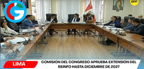 Comisión del Congreso aprueba extensión del Reinfo hasta diciembre de 2027