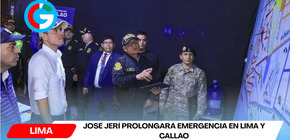 José Jerí prolongará emergencia en Lima y Callao