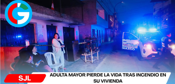 Adulta mayor pierde la vida tras incendio en su vivienda