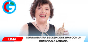 Corina Bartra se despide de Lima con un homenaje a Santana.