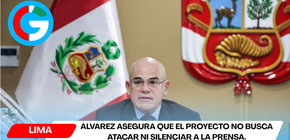 Álvarez asegura que el proyecto no busca atacar ni silenciar a la prensa.