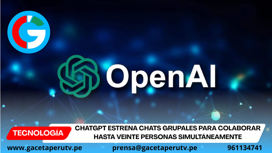 ChatGPT estrena chats grupales para colaborar hasta veinte personas simultáneamente