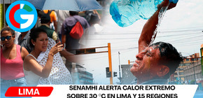 Senamhi alerta calor extremo sobre 30 °C en Lima y 15 regiones