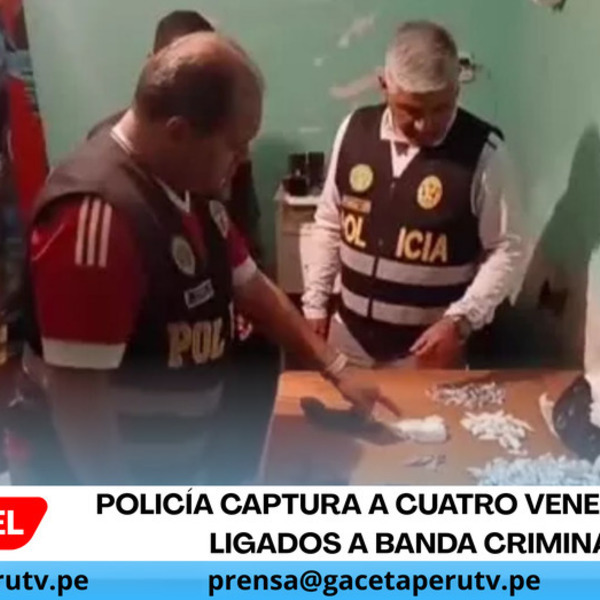Policía captura a cuatro venezolanos ligados a banda criminal