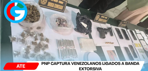 PNP captura venezolanos ligados a banda extorsiva