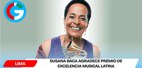 Susana Baca agradece premio de excelencia musical latina