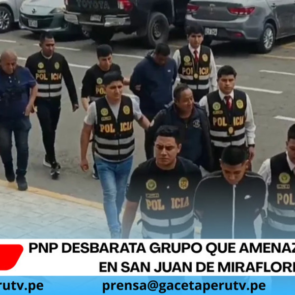 PNP desbarata grupo que amenazaba buses en San Juan de Miraflores