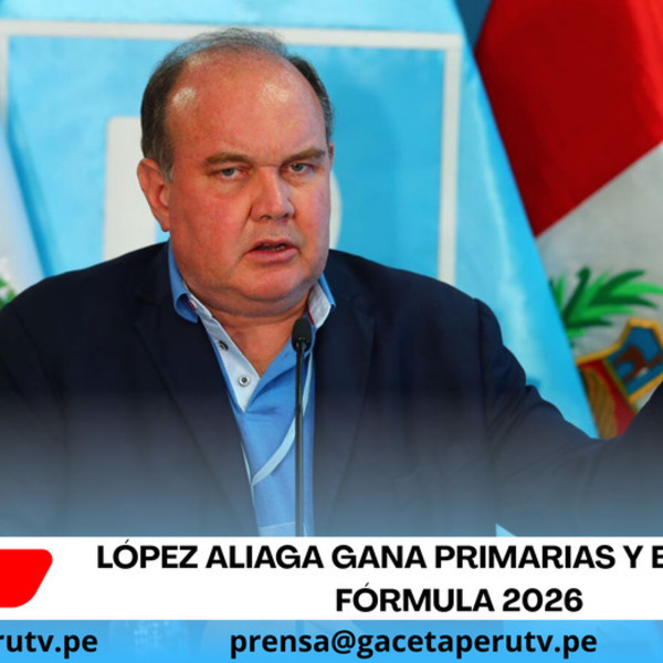 López Aliaga gana primarias y encabeza fórmula 2026
