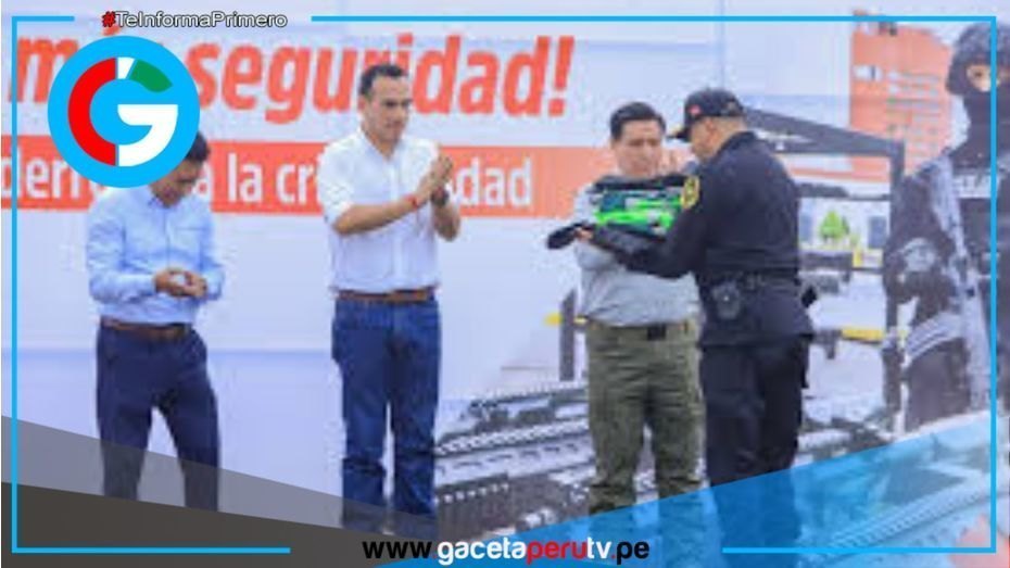 José Jerí entrega equipos a la PNP para reforzar la seguridad ciudadana