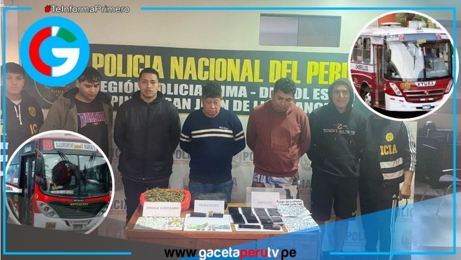 PNP desarticula dos redes en SJL y Callao