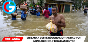 Sri Lanka sufre récord mortalidad por inundaciones y deslizamientos